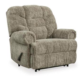 Movie Man Recliner — Taupe with Steel-to-Floor Build Signature Design by Ashley® Living Room