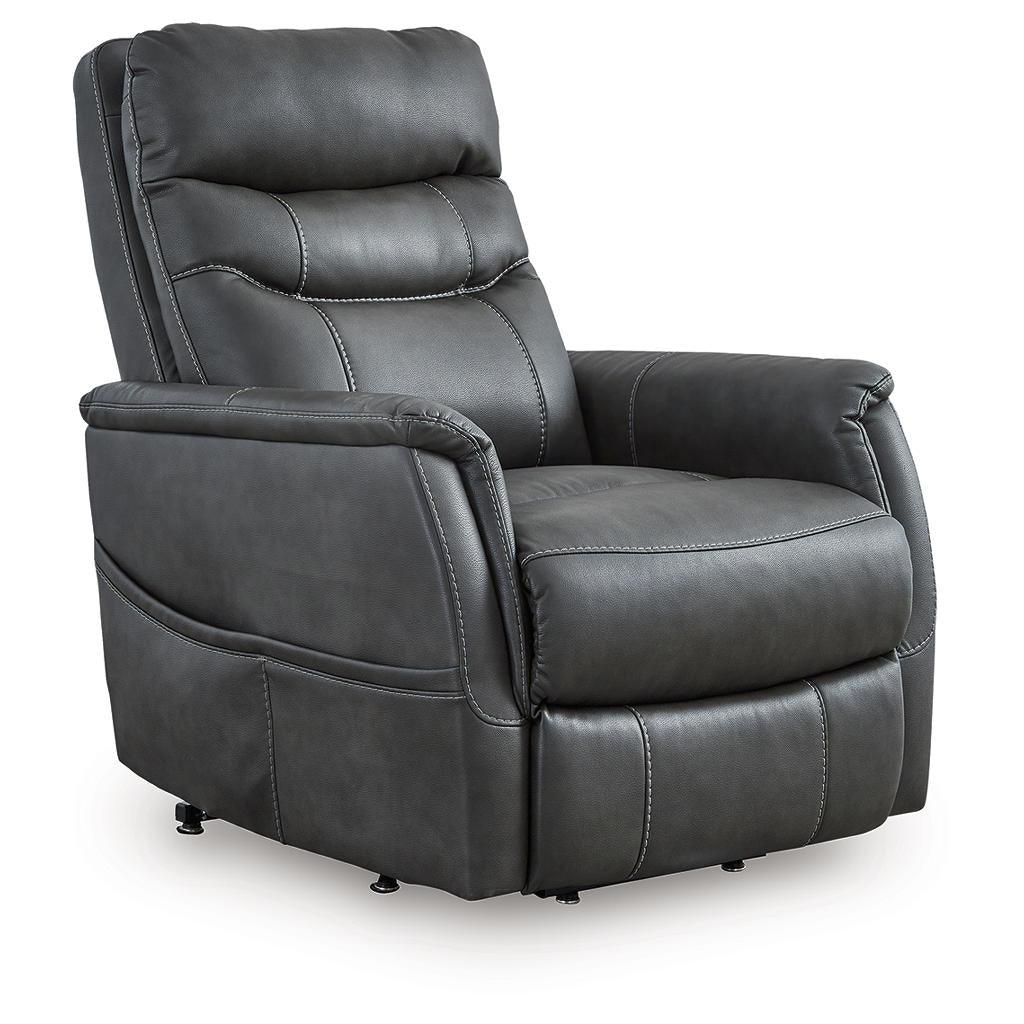 Strawbill Power Lift Recliner — Shadow Signature Design by Ashley® Living Room