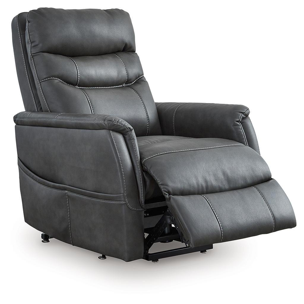 Strawbill Power Lift Recliner — Shadow Signature Design by Ashley® Living Room