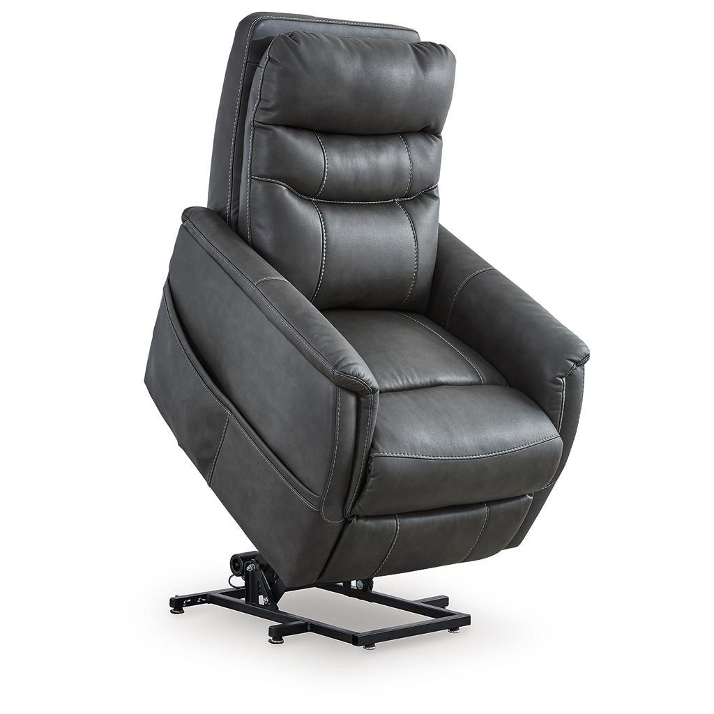 Strawbill Power Lift Recliner — Shadow Signature Design by Ashley® Living Room