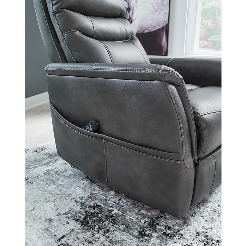 Strawbill Power Lift Recliner — Shadow Signature Design by Ashley® Living Room