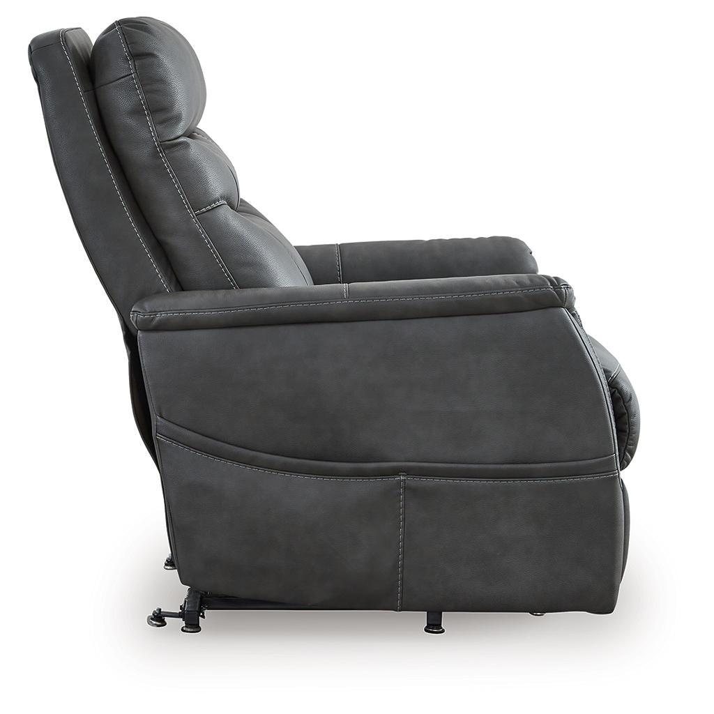 Strawbill Power Lift Recliner — Shadow Signature Design by Ashley® Living Room