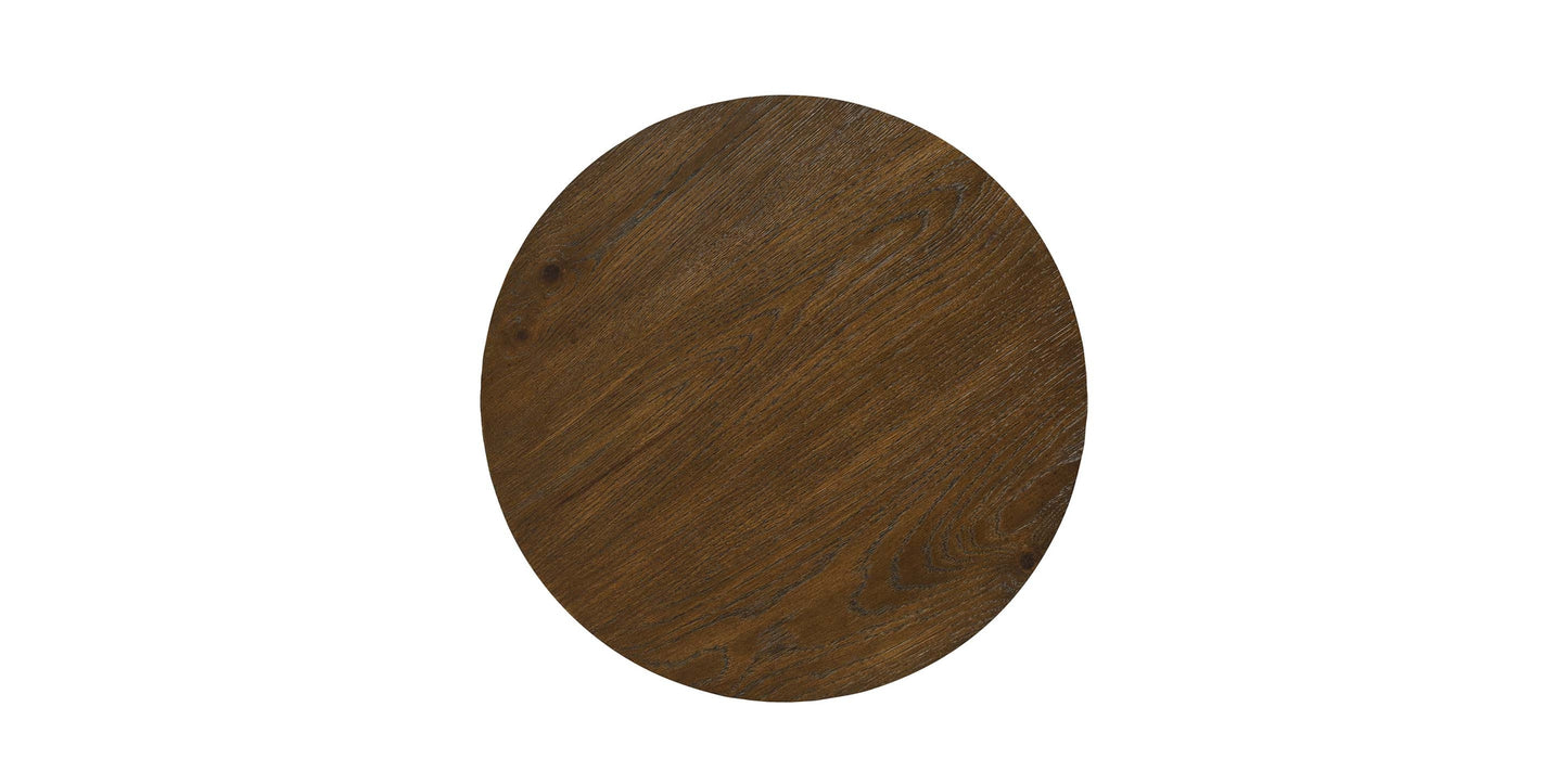 Andora Round Plinth End Table