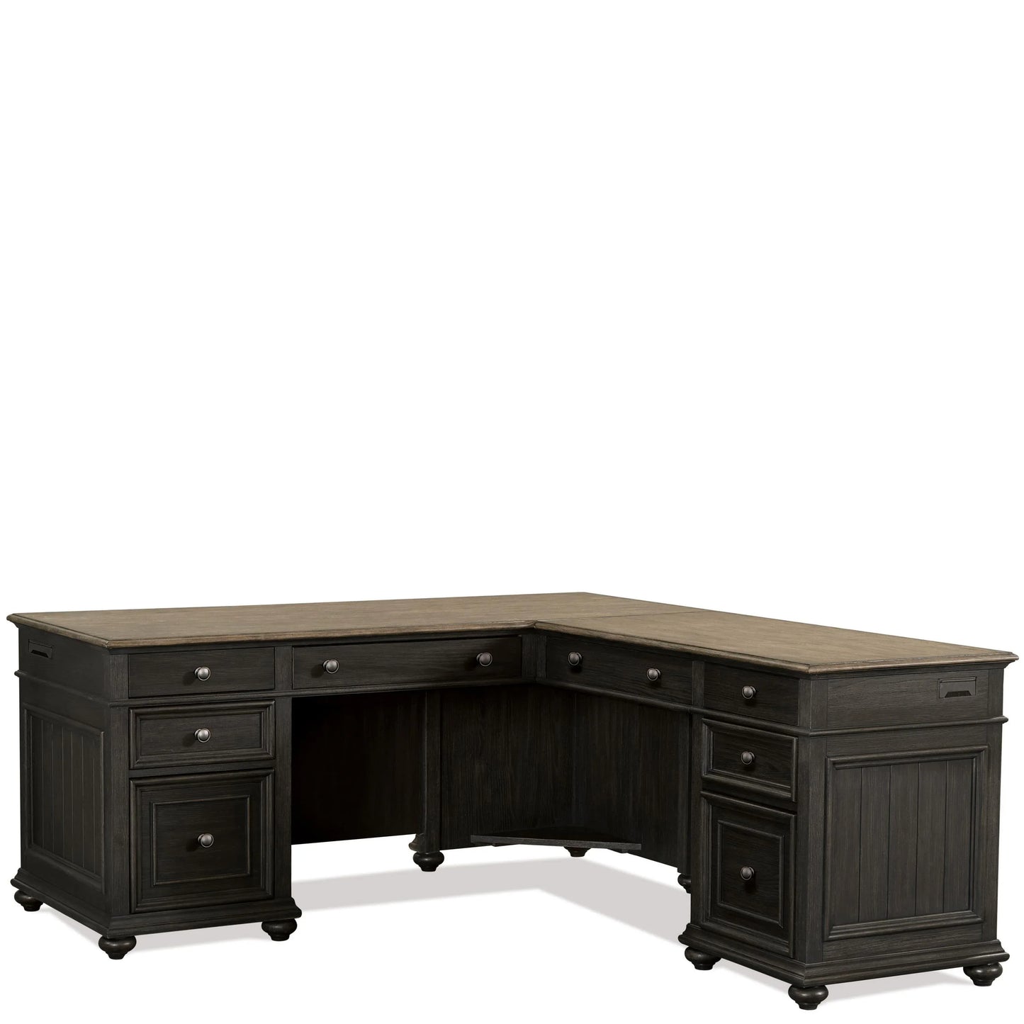 Regency L-desk And Return Riverside Furniture Desks
