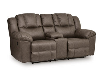 Lowilla Reclining Loveseat with Console Signature Design by Ashley® Living Room