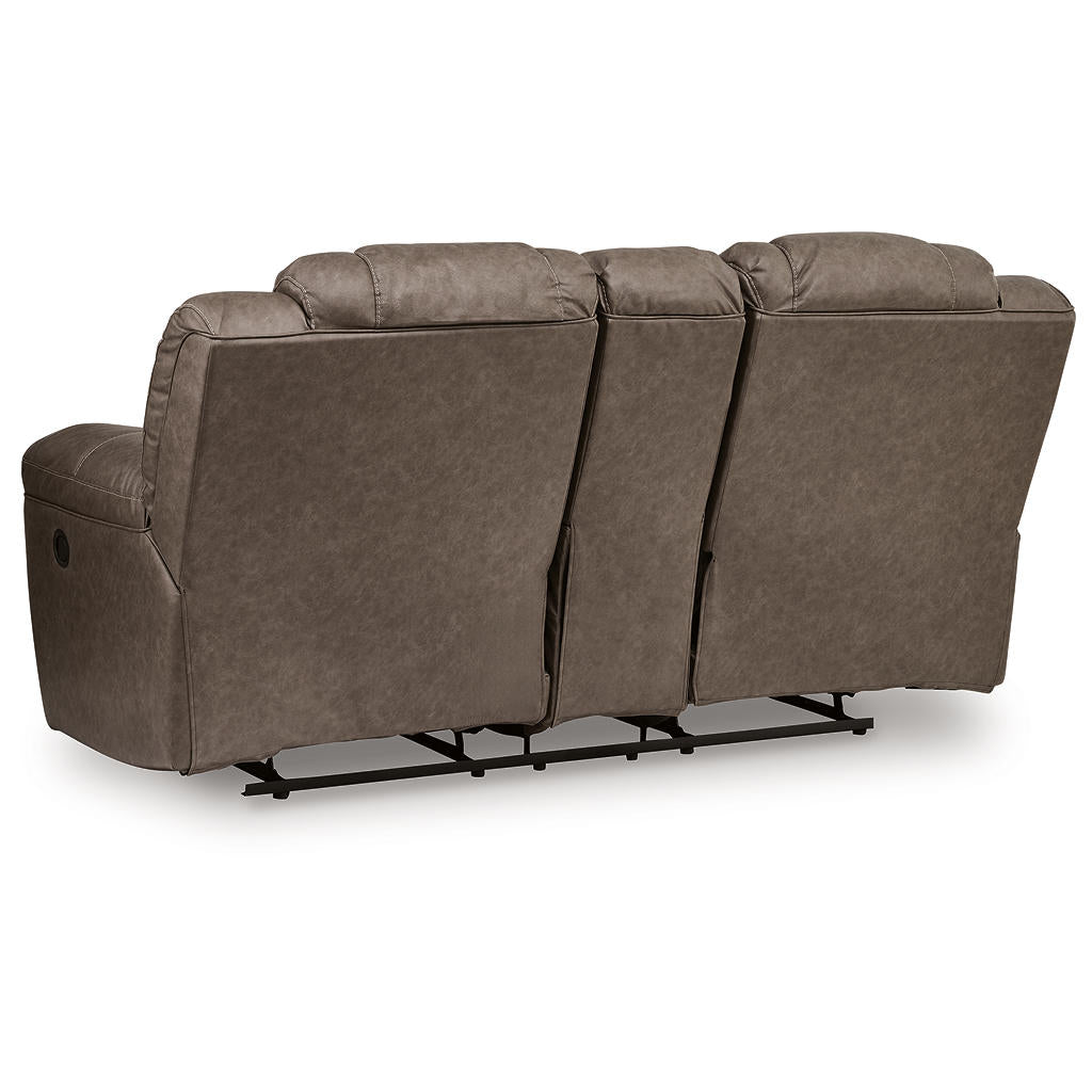 Lowilla Reclining Loveseat with Console Signature Design by Ashley® Living Room