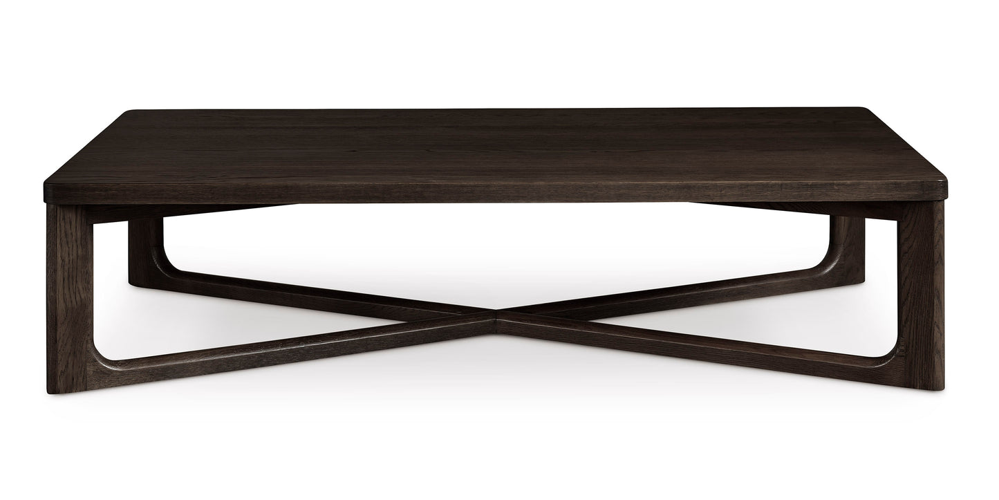 Bassett Reston Long Rectangular Cocktail Table — American-Made Oak