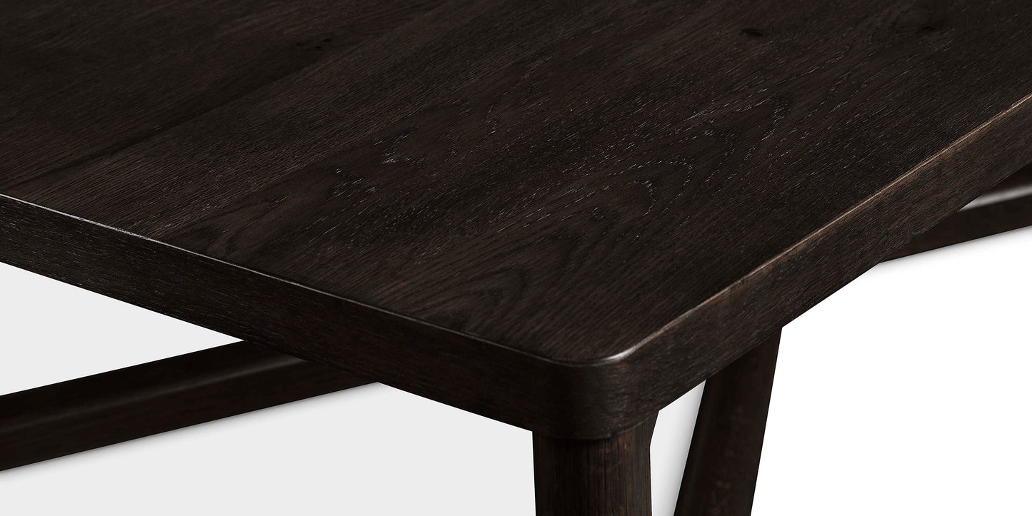 Bassett Reston Long Rectangular Cocktail Table — American-Made Oak