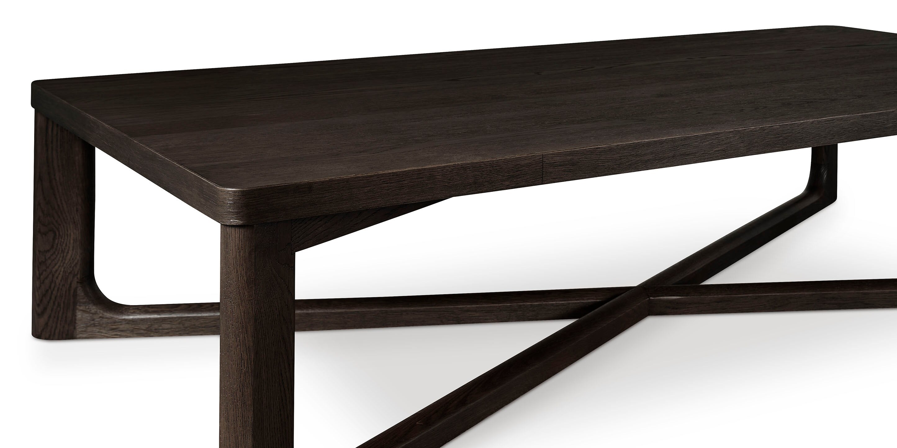 Bassett Reston Long Rectangular Cocktail Table — American-Made Oak