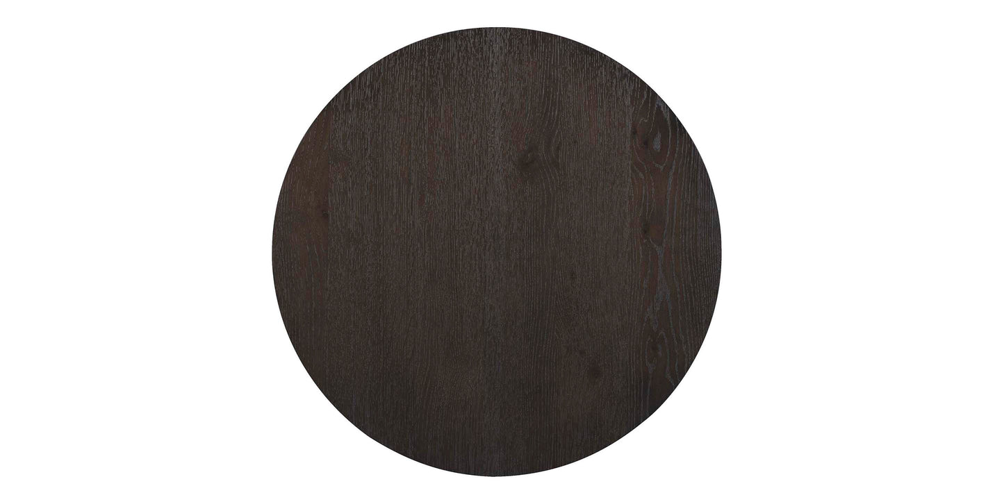Bassett Reston Round End Table — Oak, Made to Order