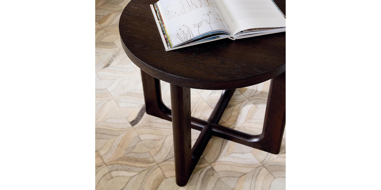 Reston Round End Table Bassett