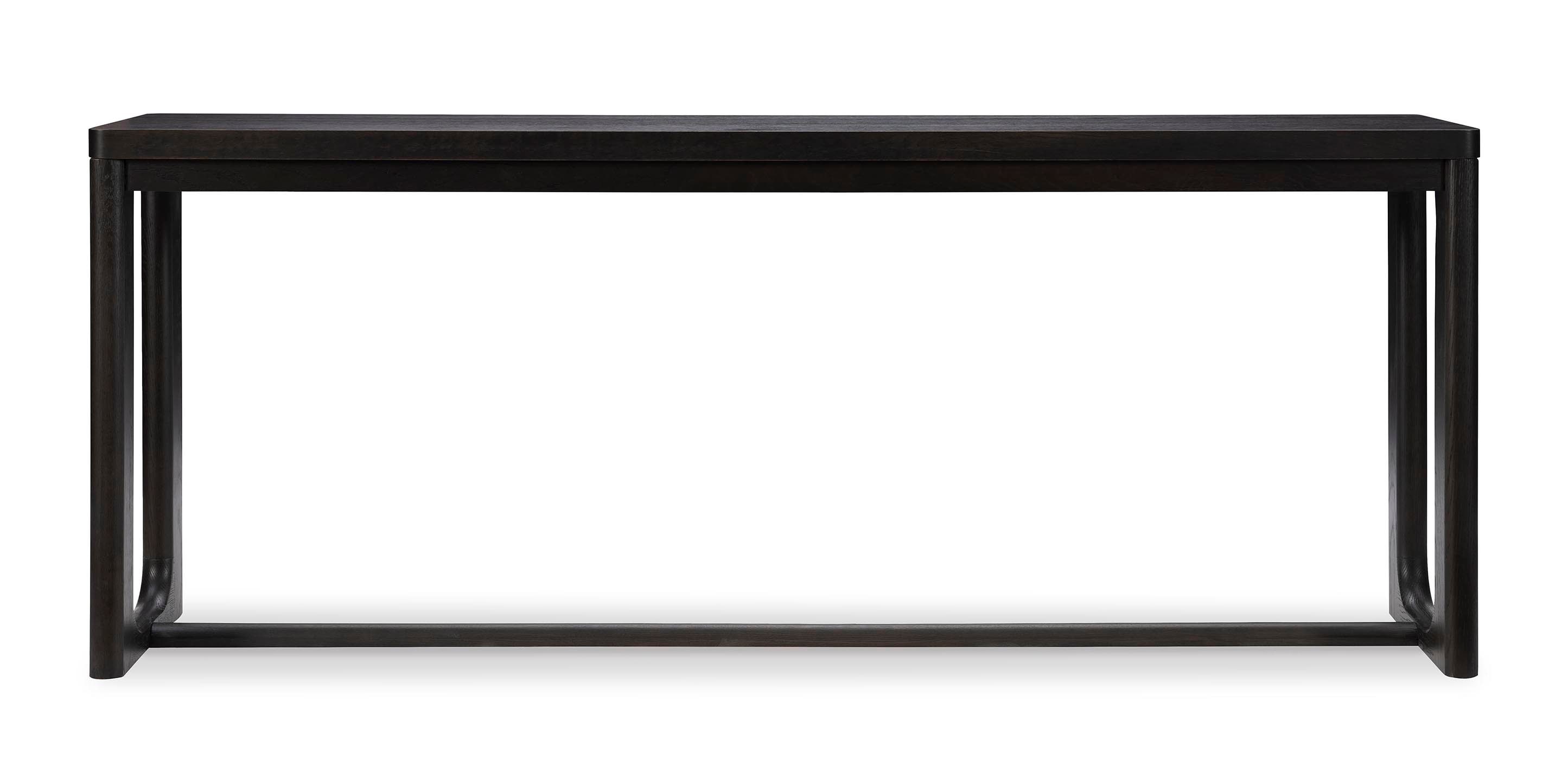 Bassett Reston Console Table — 72-Inch Oak, Slim Profile