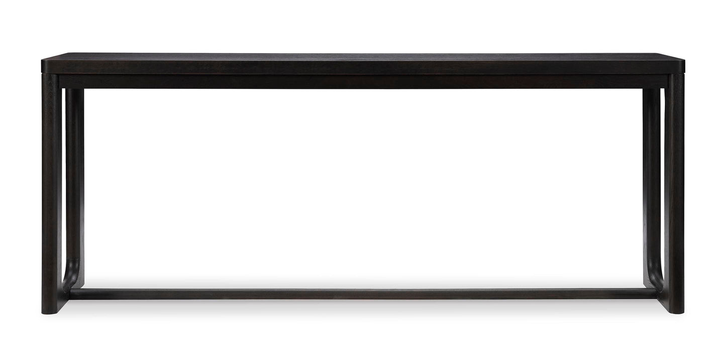 Bassett Reston Console Table — 72-Inch Oak, Slim Profile