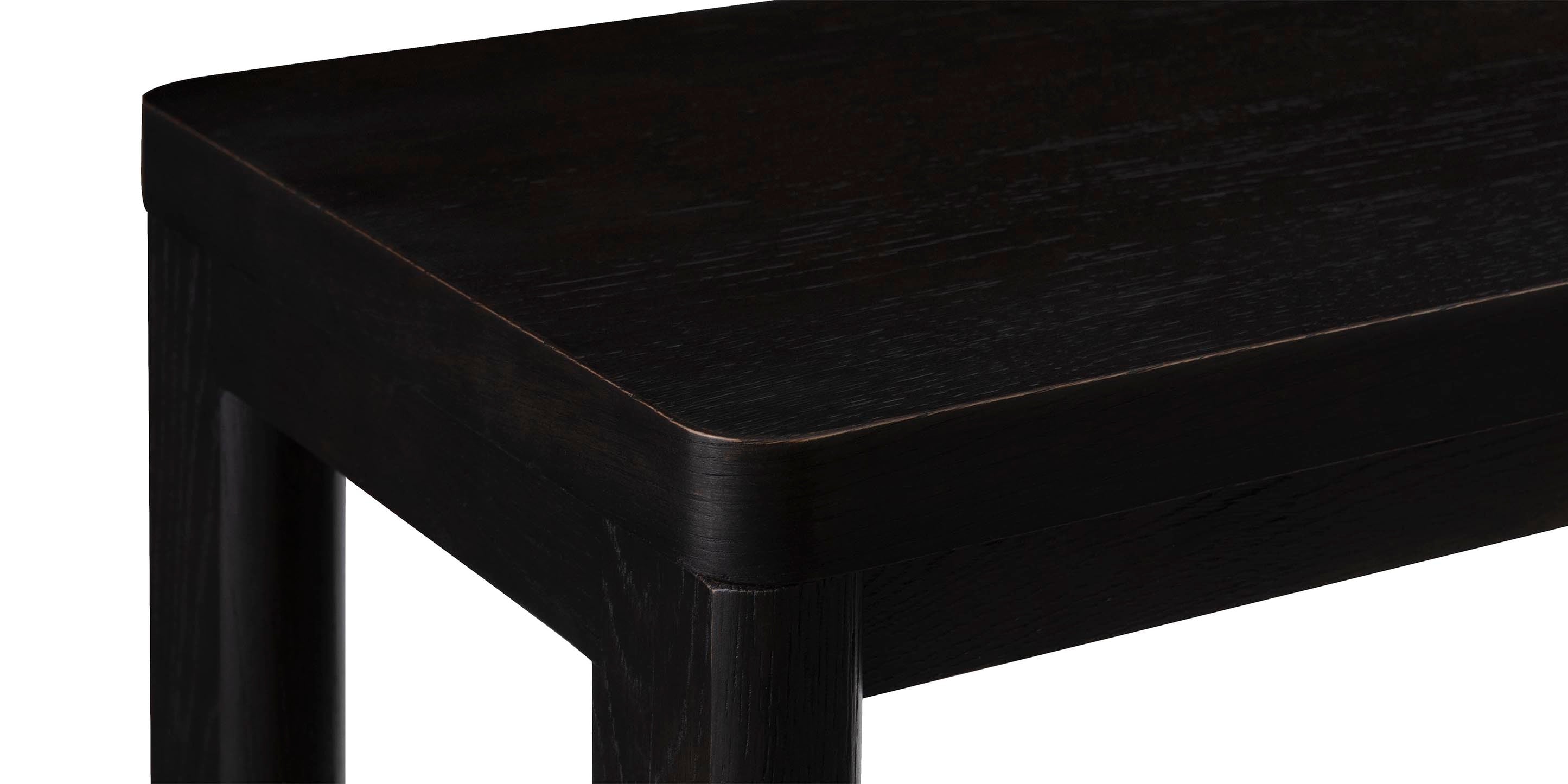 Bassett Reston Console Table — 72-Inch Oak, Slim Profile