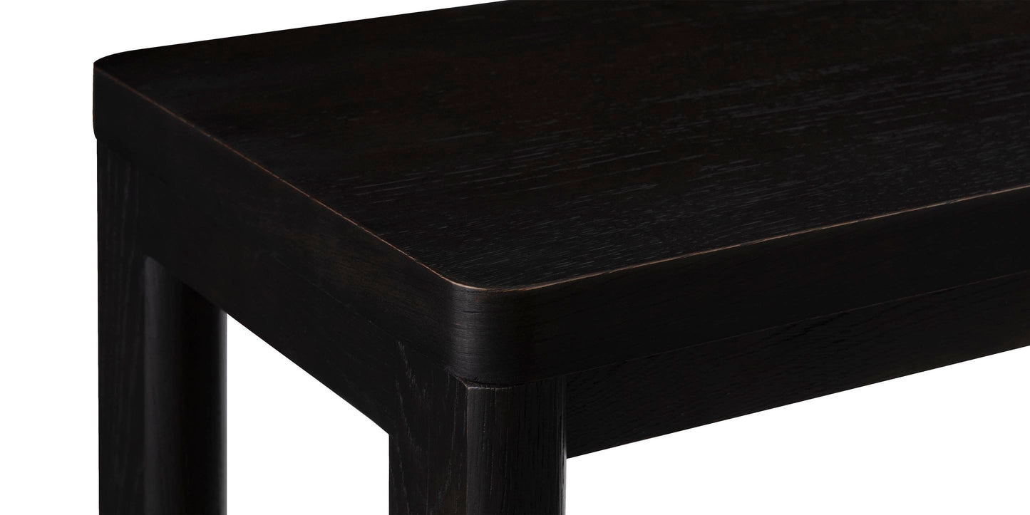 Bassett Reston Console Table — 72-Inch Oak, Slim Profile