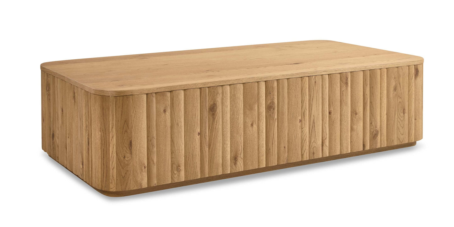 Andora Rectangular Plinth Cocktail Table Bassett
