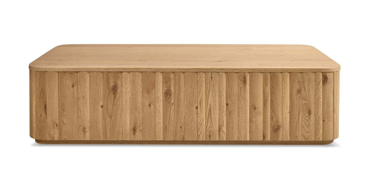 Andora Rectangular Plinth Cocktail Table Bassett