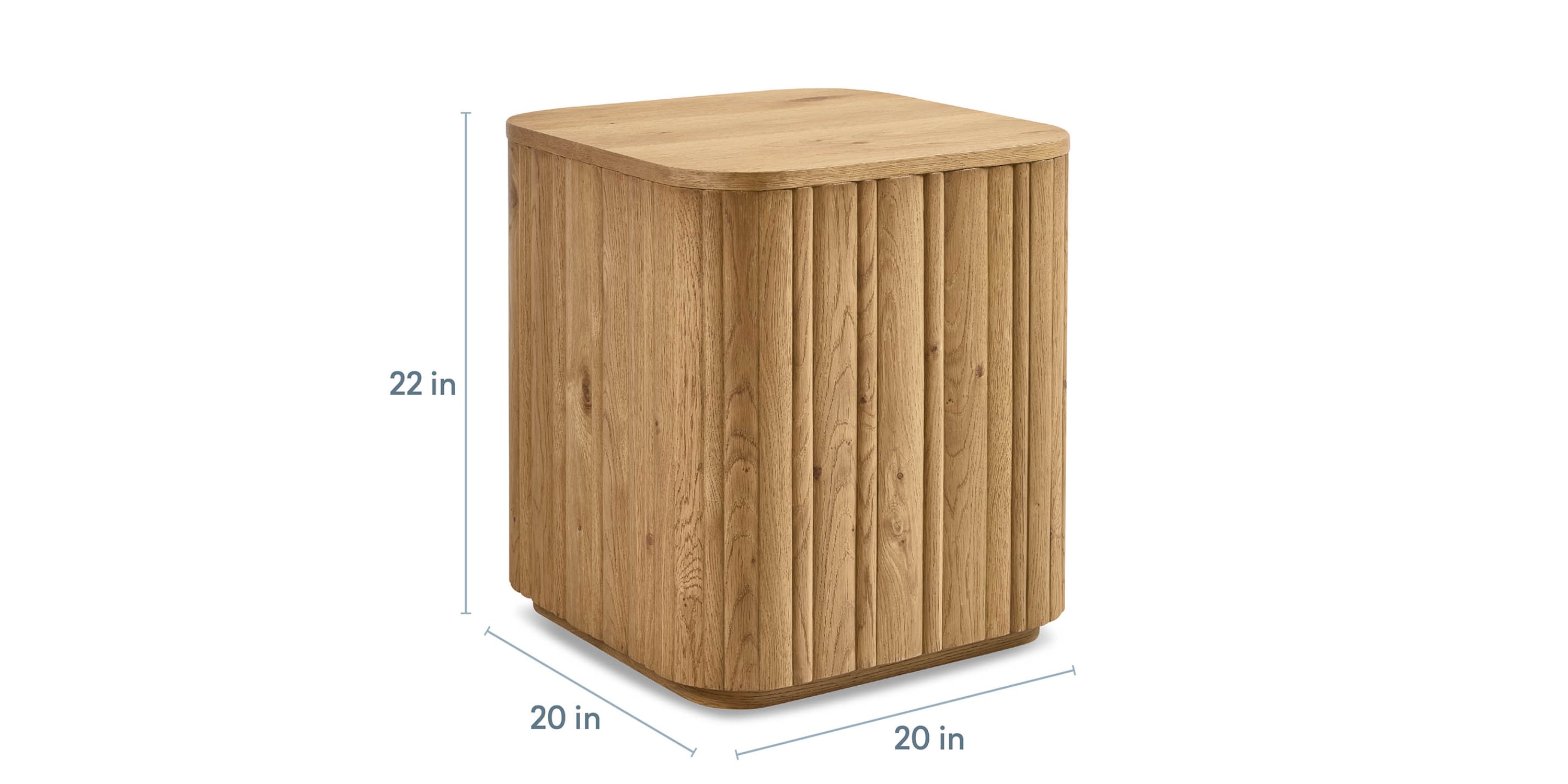 Andora Square Plinth End Table Bassett