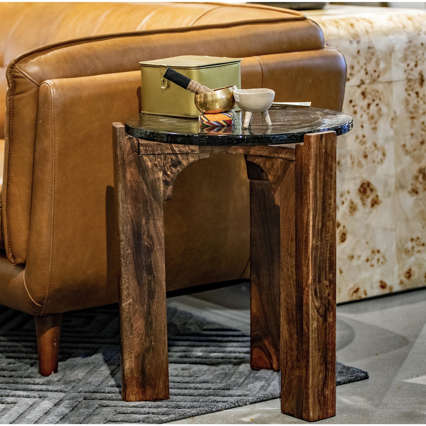 Amner Round End Table Top