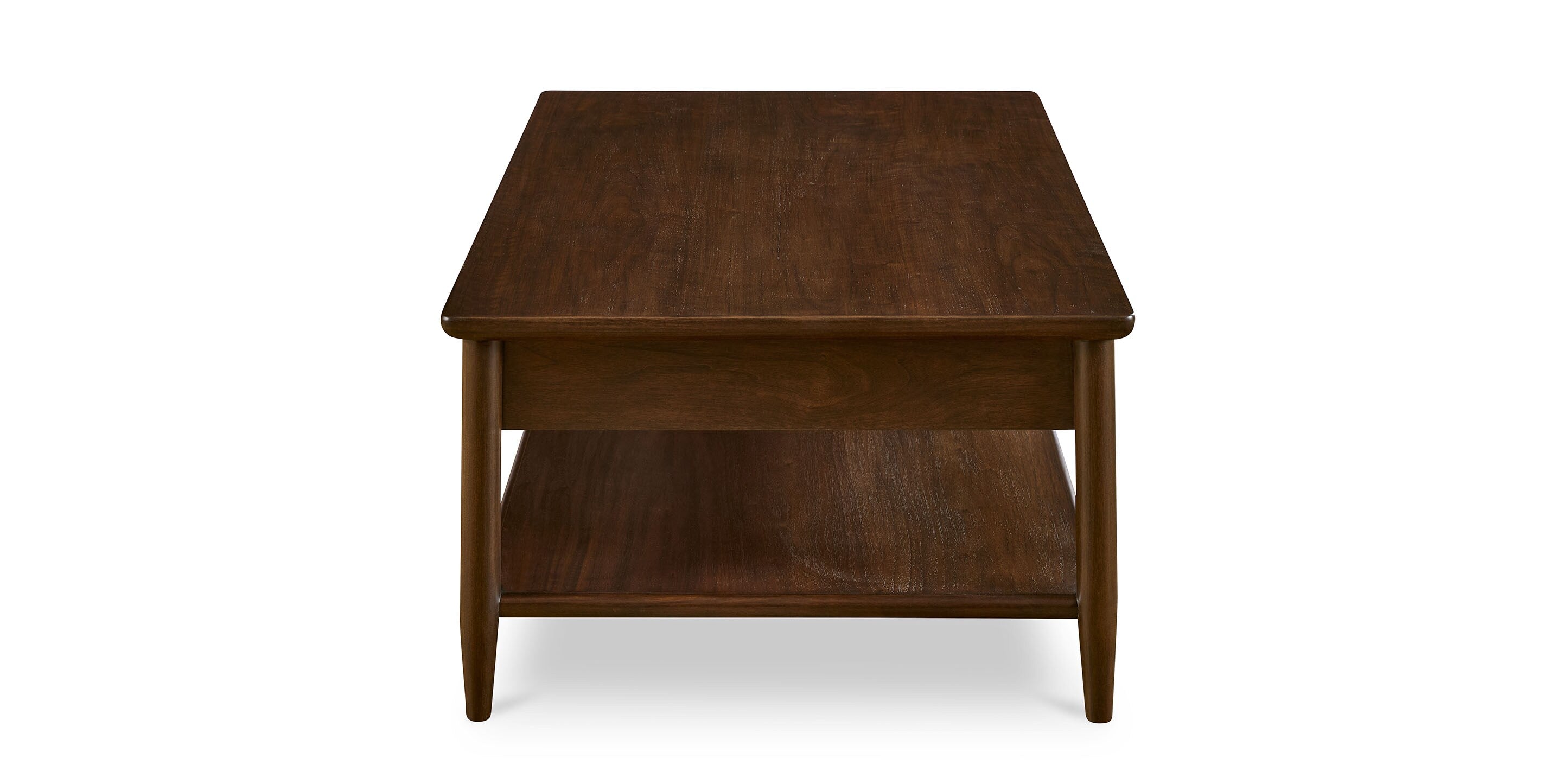 Bassett Copenhagen 52" Rectangle Cocktail Table — Walnut, Made in USA Bassett Coffee Table