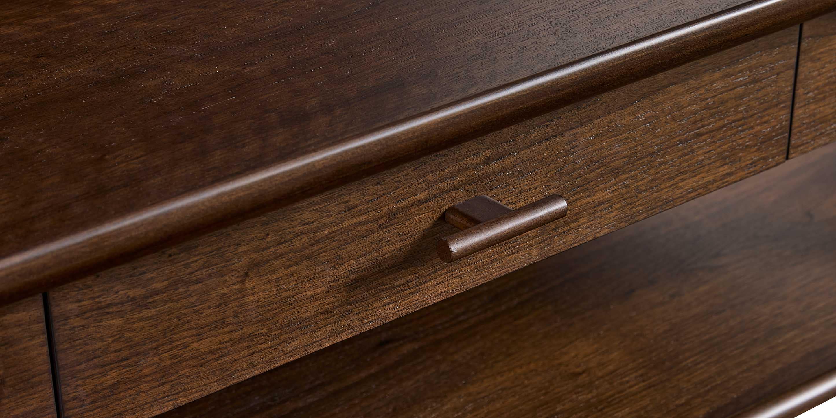 Bassett Copenhagen 52" Rectangle Cocktail Table — Walnut, Made in USA Bassett Coffee Table