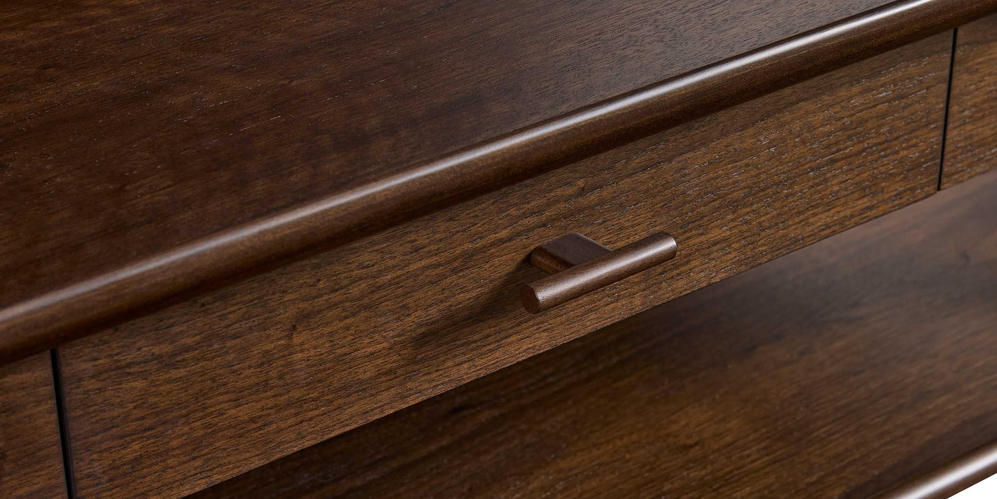 Bassett Copenhagen 52" Rectangle Cocktail Table — Walnut, Made in USA Bassett Coffee Table