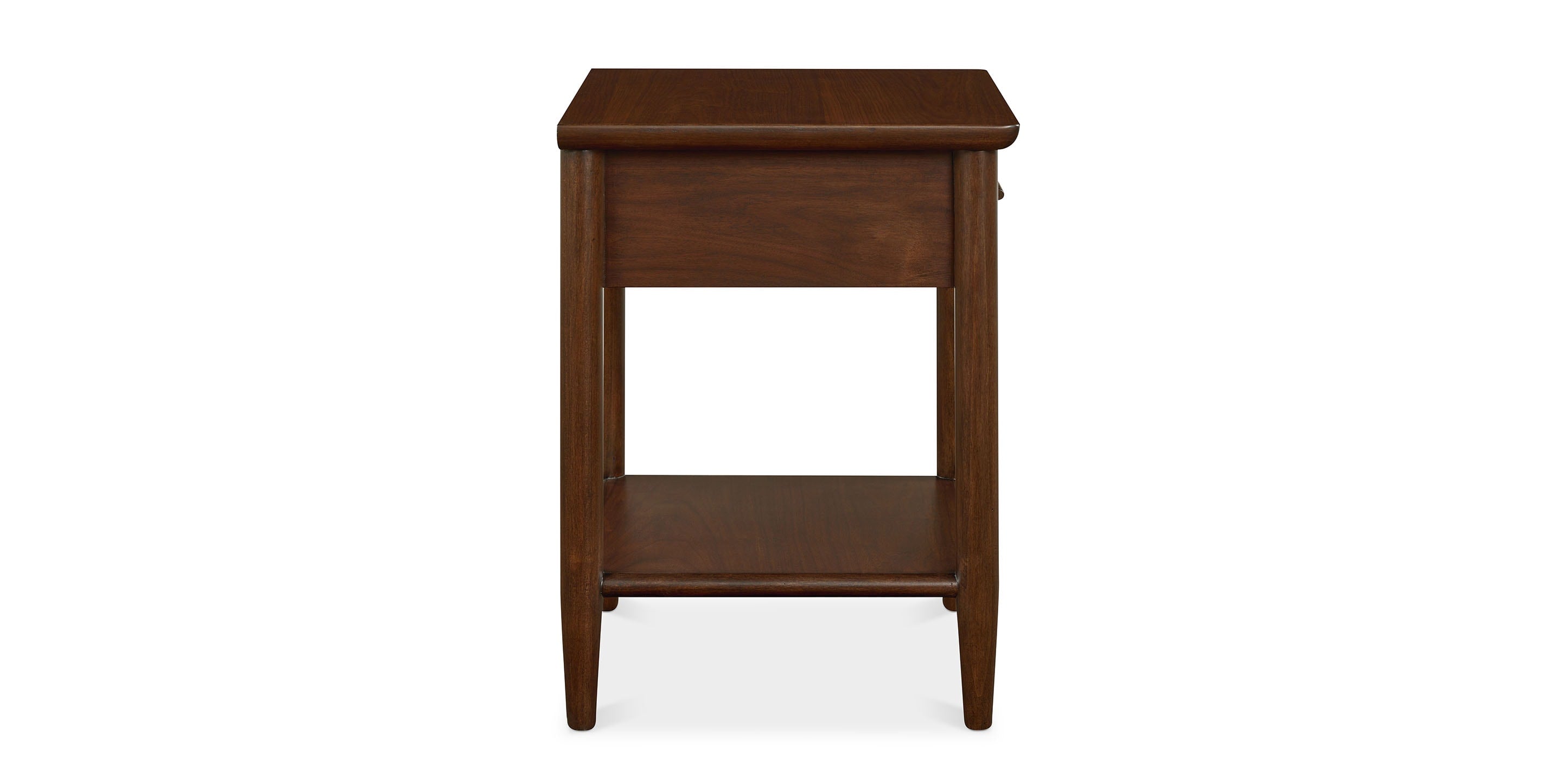 Bassett Copenhagen Square End Table — Walnut, Made in the USA Bassett End Table