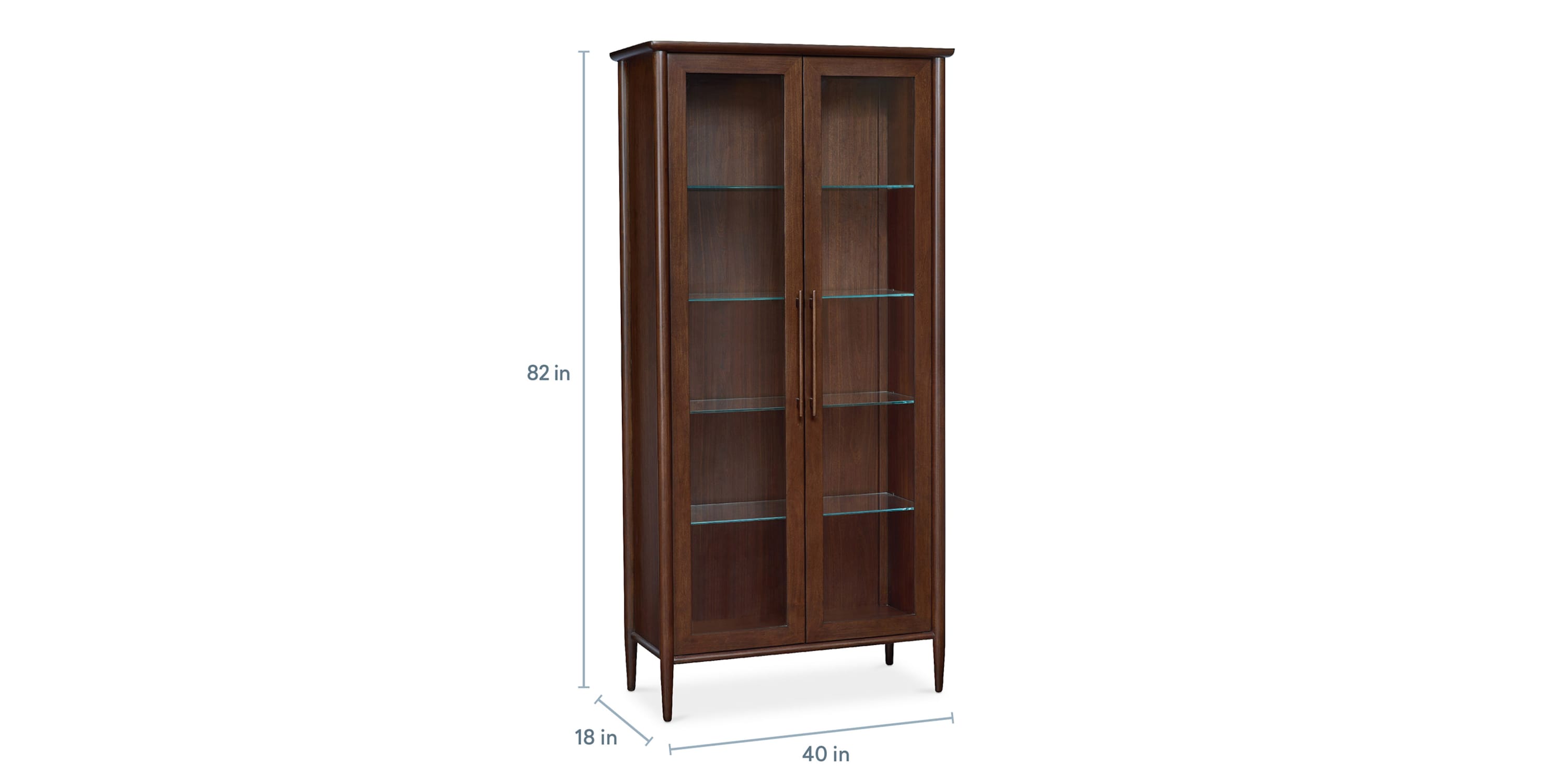 Copenhagen Glass Cabinet Bassett
