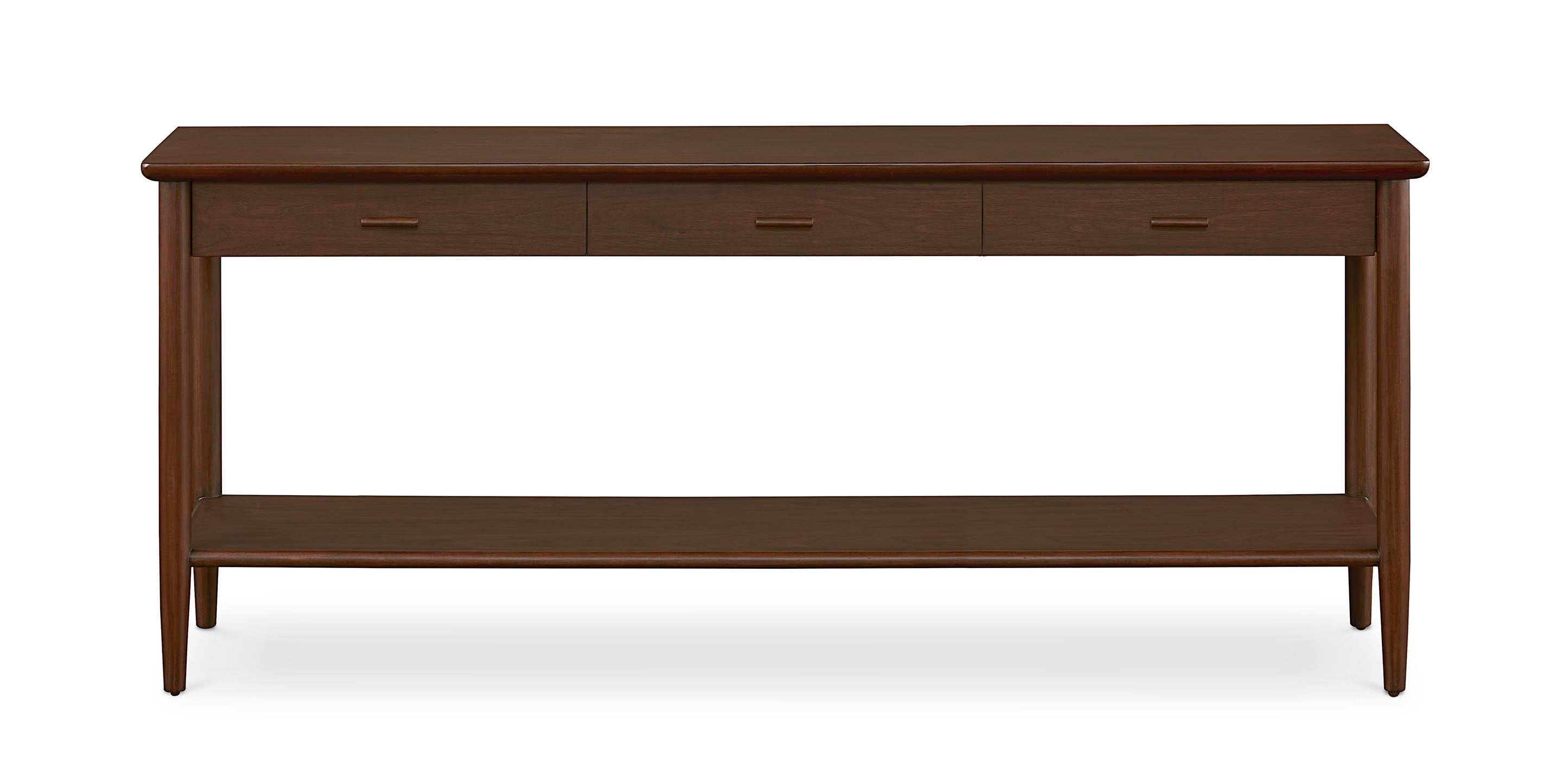 Bassett Copenhagen 72" Console Table — Walnut, Made in the USA Bassett Console Table