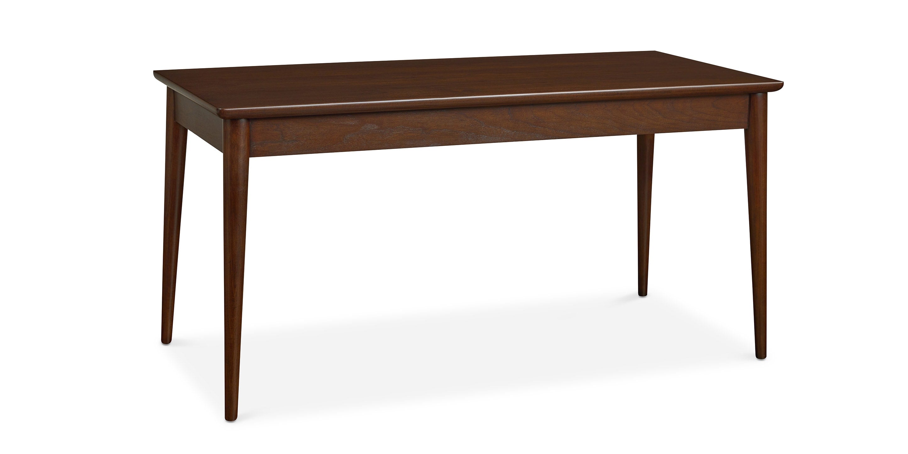 Bassett Copenhagen 60” Writing Desk — Walnut, Mid-Century Modern Bassett Desk