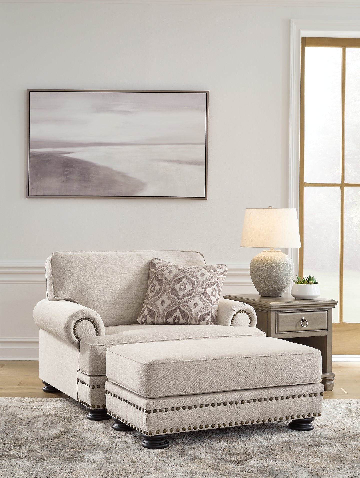 Merrimore Sofa, Loveseat, Oversized Chair and Ottoman