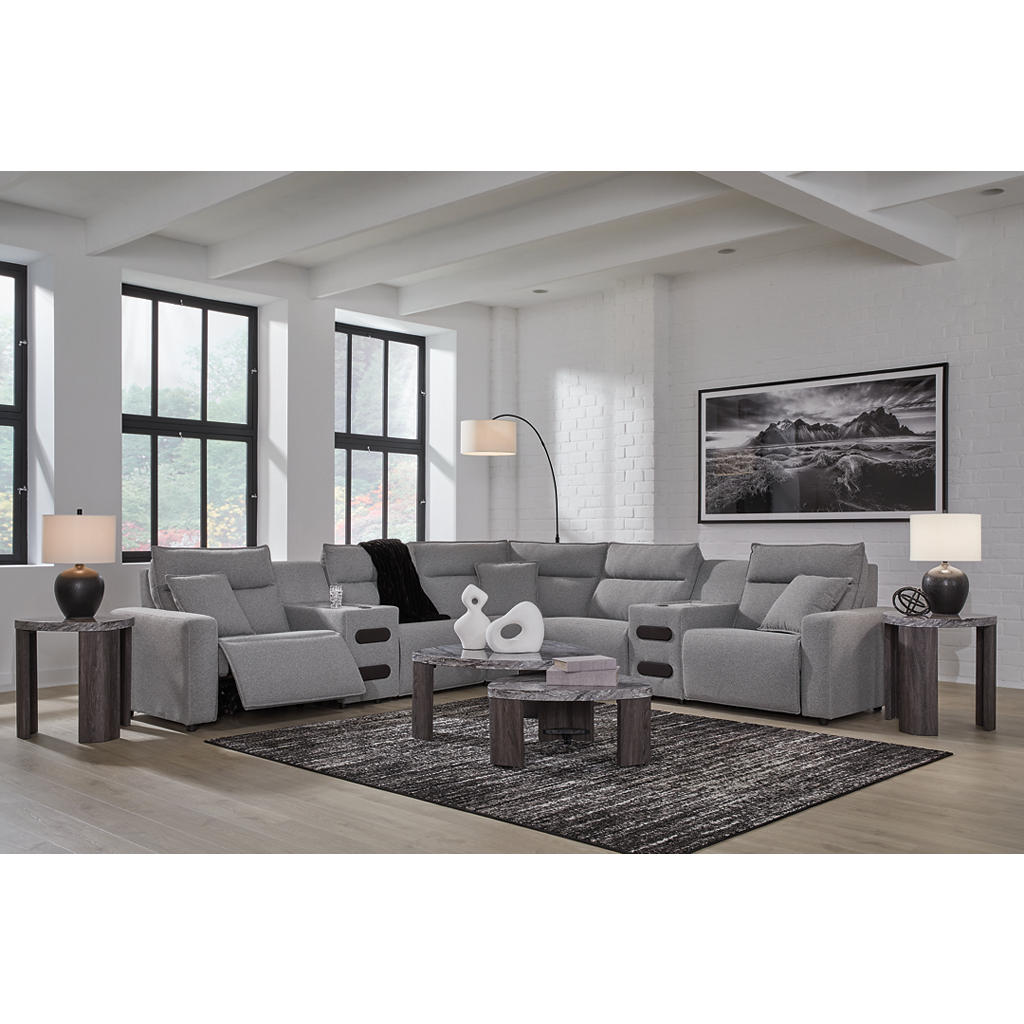 ModMax II 7-Piece Power Reclining Sectional with Audio Consoles Signature Design by Ashley® Living Room