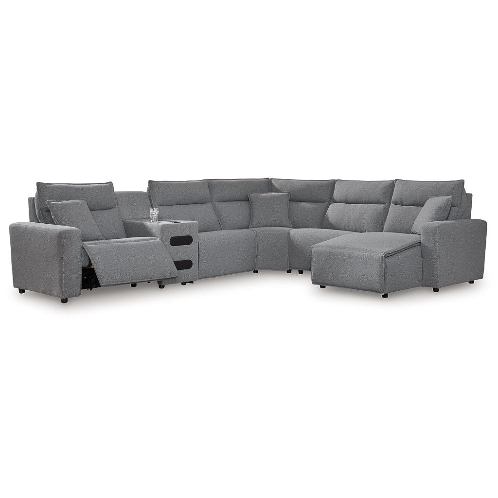Modmax II 6-Piece Reclining Sectional with Chaise and Audio Console Signature Design by Ashley® Living Room