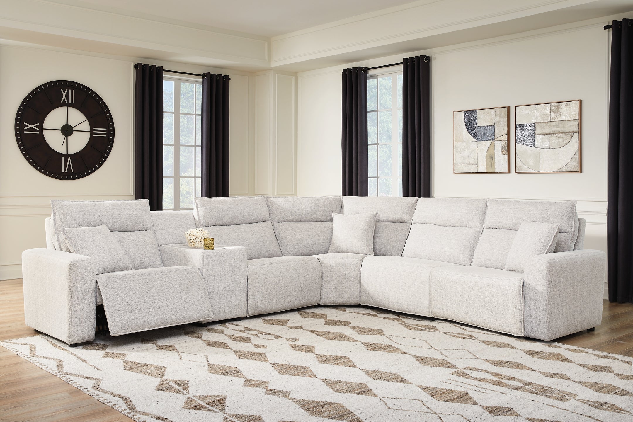 Modmax II 6-Piece Power Reclining Sectional with Console Signature Design by Ashley® Living Room