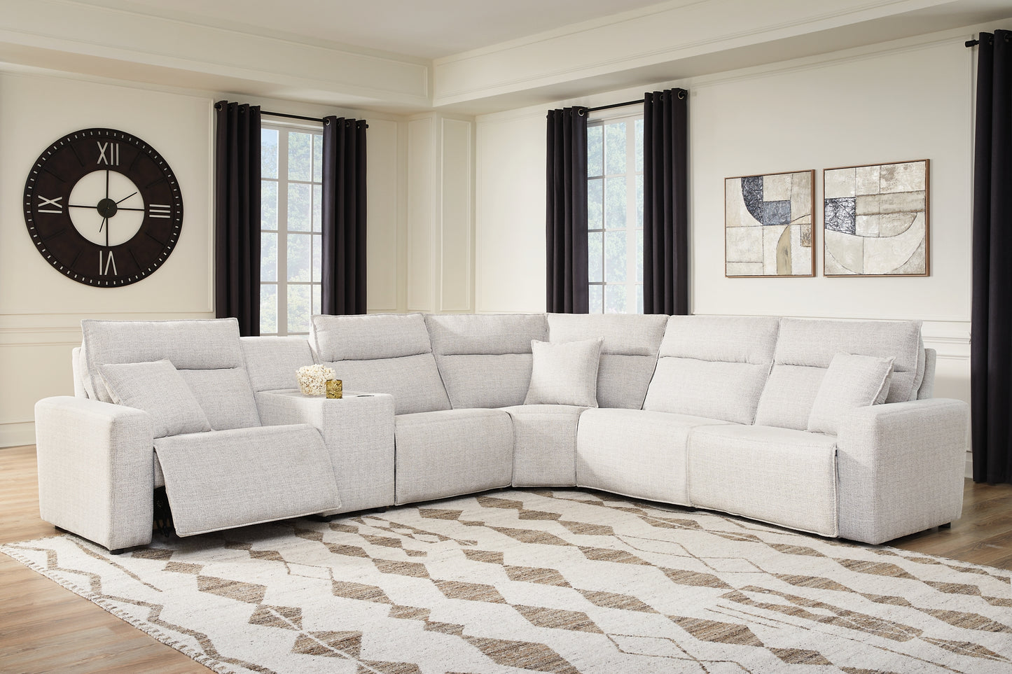 Modmax II 6-Piece Power Reclining Sectional with Console Signature Design by Ashley® Living Room
