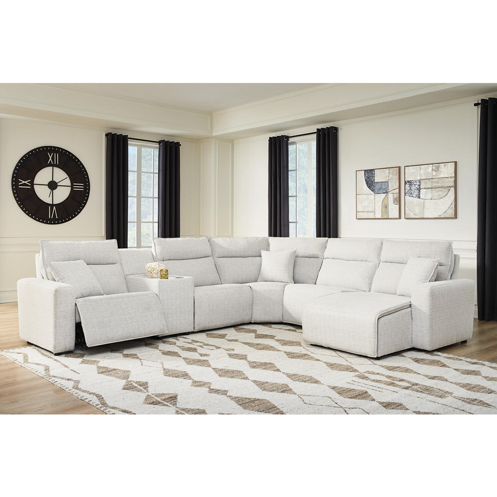 Modmax II 6-Piece Power Reclining Sectional with Chaise and Console Signature Design by Ashley® Living Room
