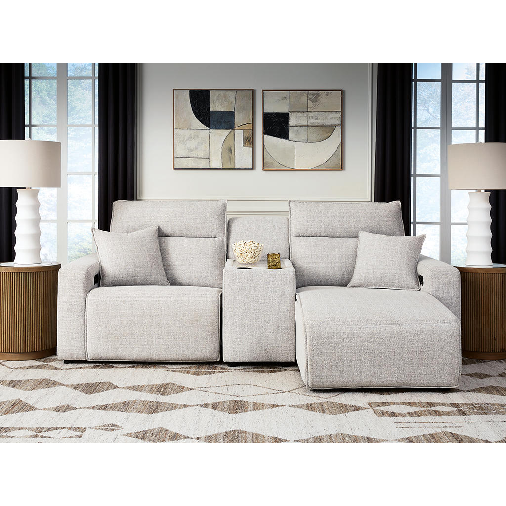 Modmax II 3-Piece Power Reclining Sectional with Chaise and Console Signature Design by Ashley® Living Room