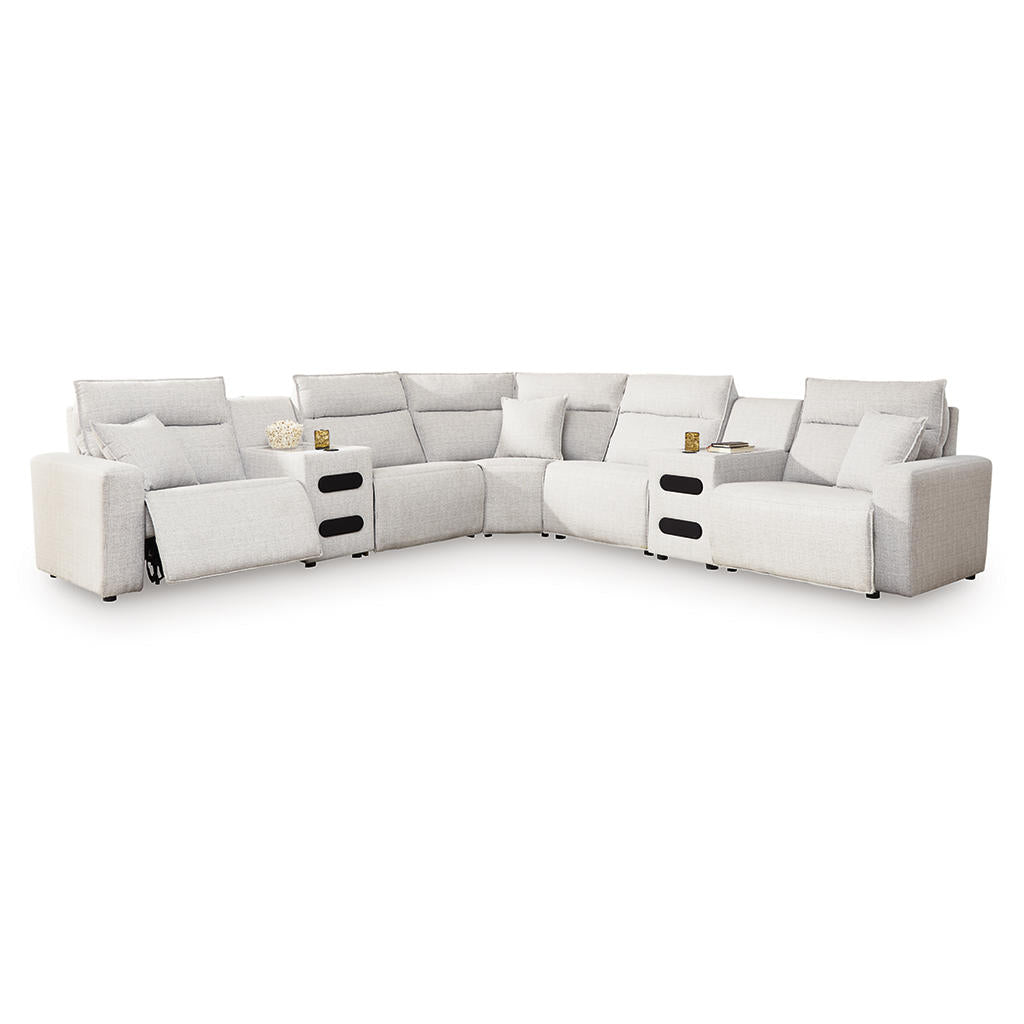 Modmax II 7-Piece Power Reclining Sectional with Chaise and Audio Consoles Signature Design by Ashley® Living Room
