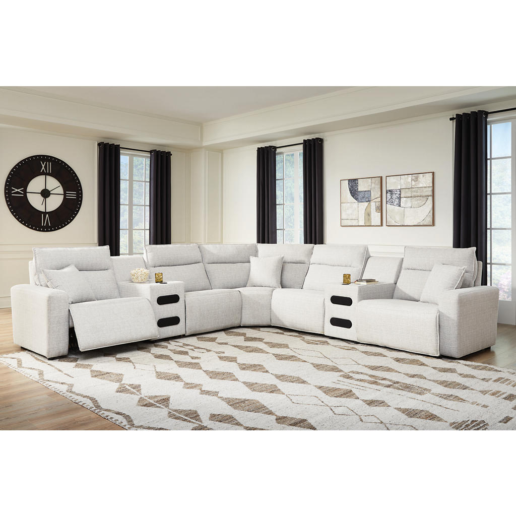Modmax II 7-Piece Power Reclining Sectional with Chaise and Audio Consoles Signature Design by Ashley® Living Room