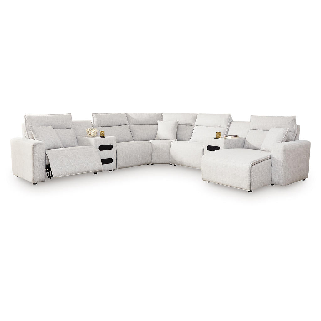 Modmax II 7-Piece Power Reclining Sectional with Chaise and Audio Consoles Signature Design by Ashley® Living Room