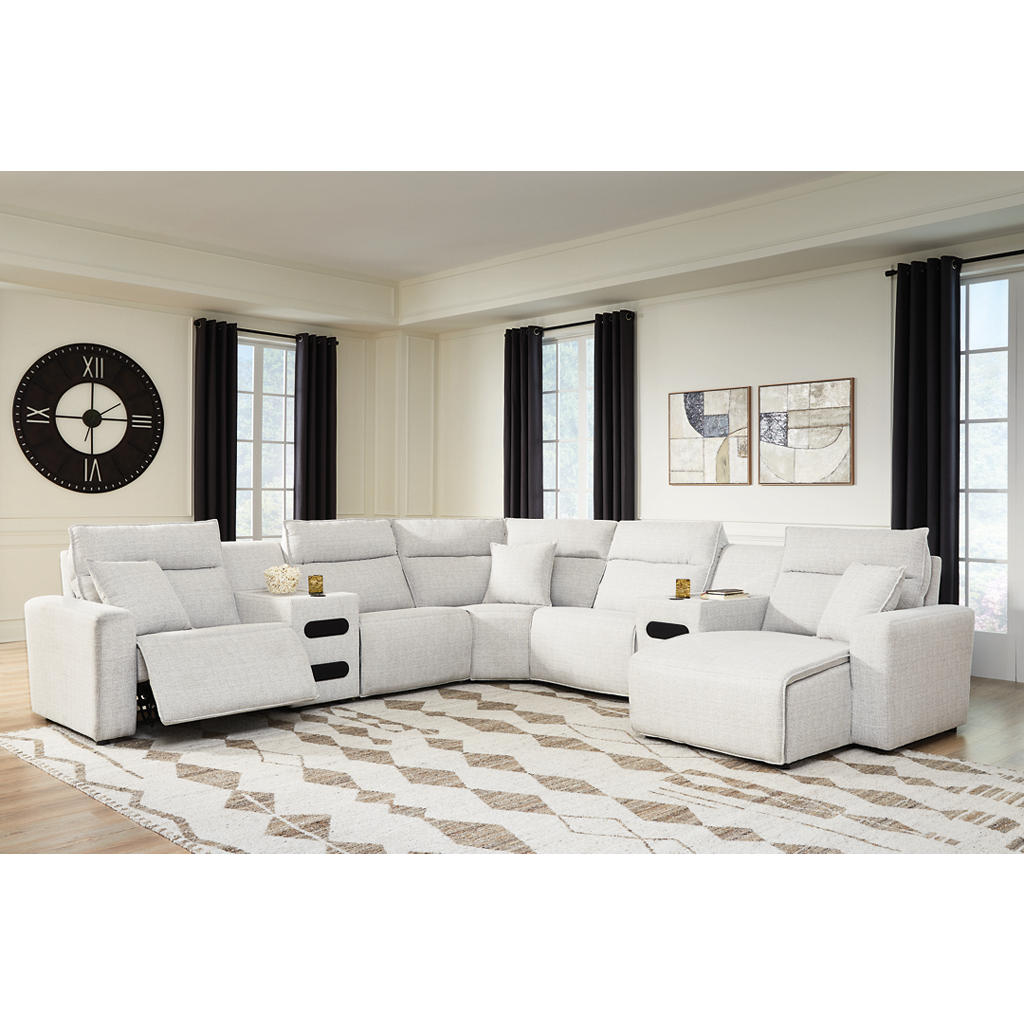 Modmax II 7-Piece Power Reclining Sectional with Chaise and Audio Consoles Signature Design by Ashley® Living Room