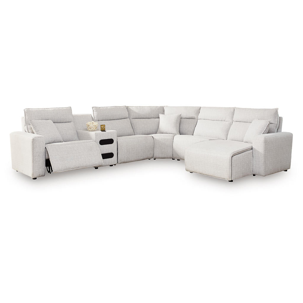 Modmax II 6-Piece Reclining Sectional with Chaise and Audio Console Signature Design by Ashley® Living Room