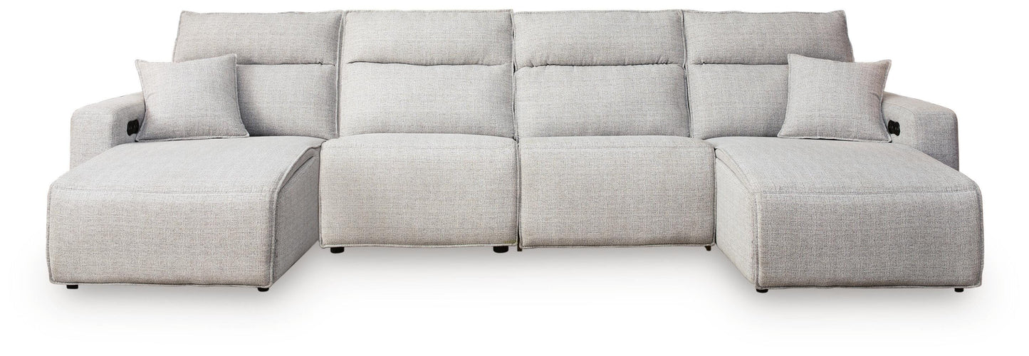 Modmax II 4-Piece Reclining Sectional with Double Chaise