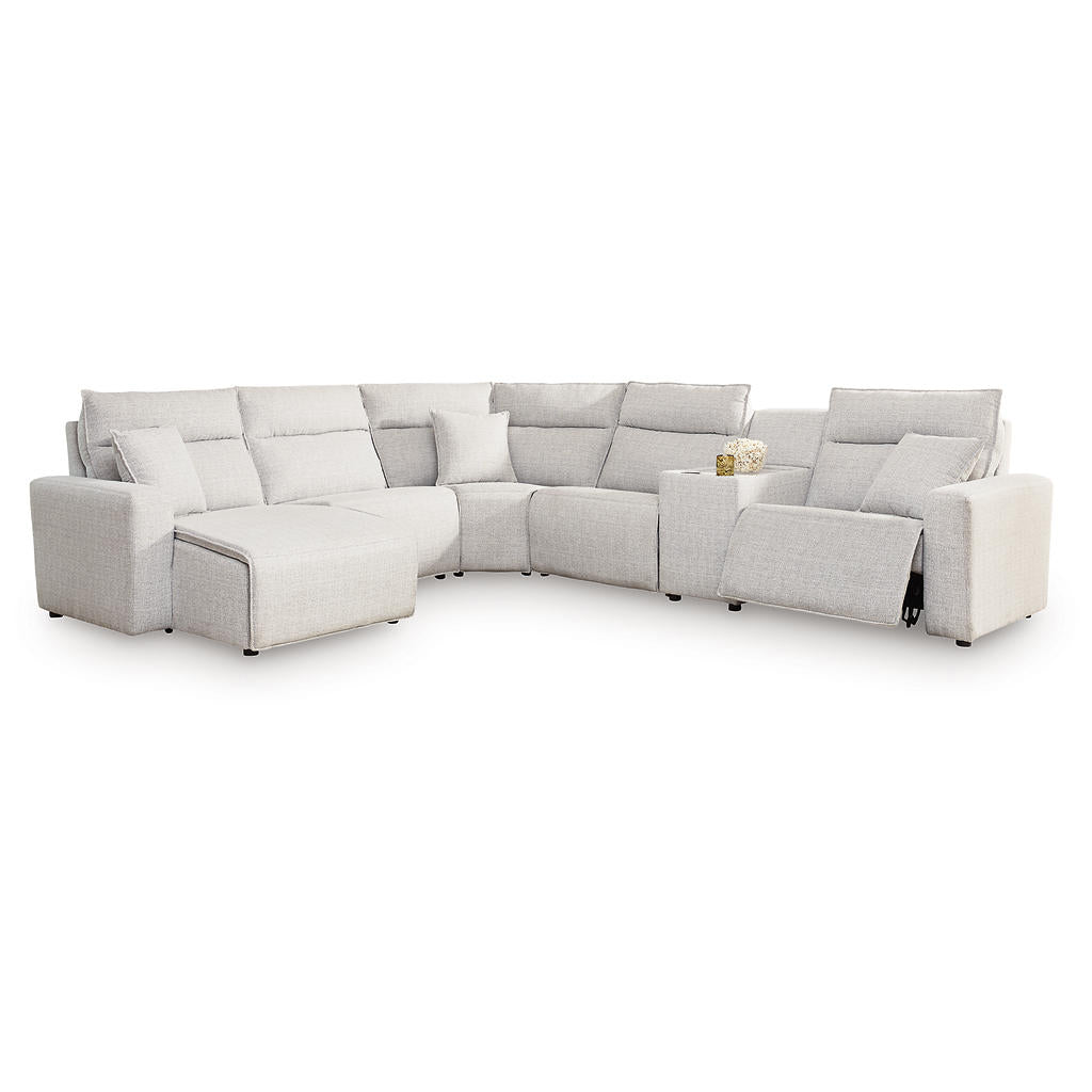 Modmax II 6-Piece Power Reclining Sectional with Chaise and Console Signature Design by Ashley® Living Room