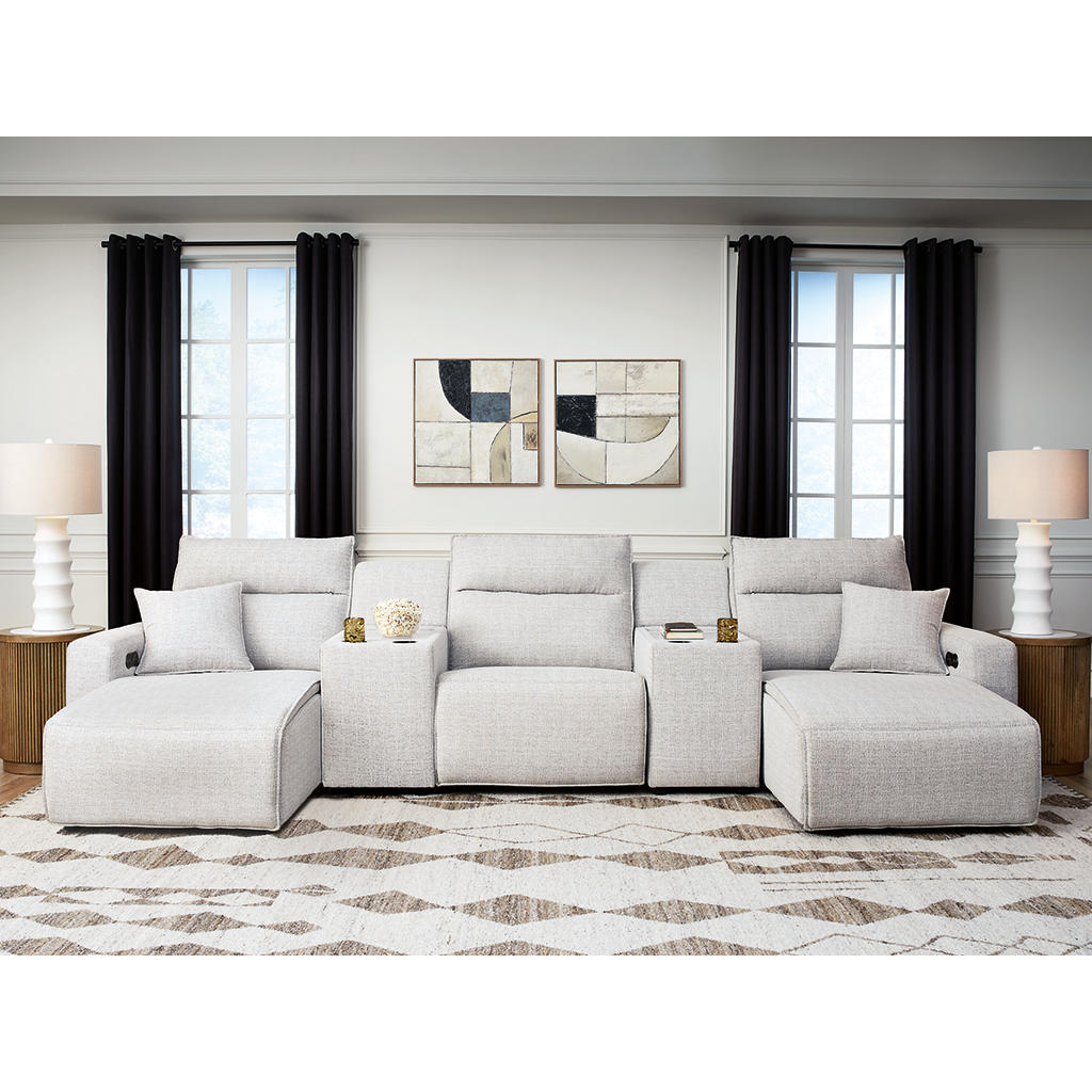 Modmax II 5-Piece Power Reclining Sectional with Chaise and Consoles Signature Design by Ashley® Living Room