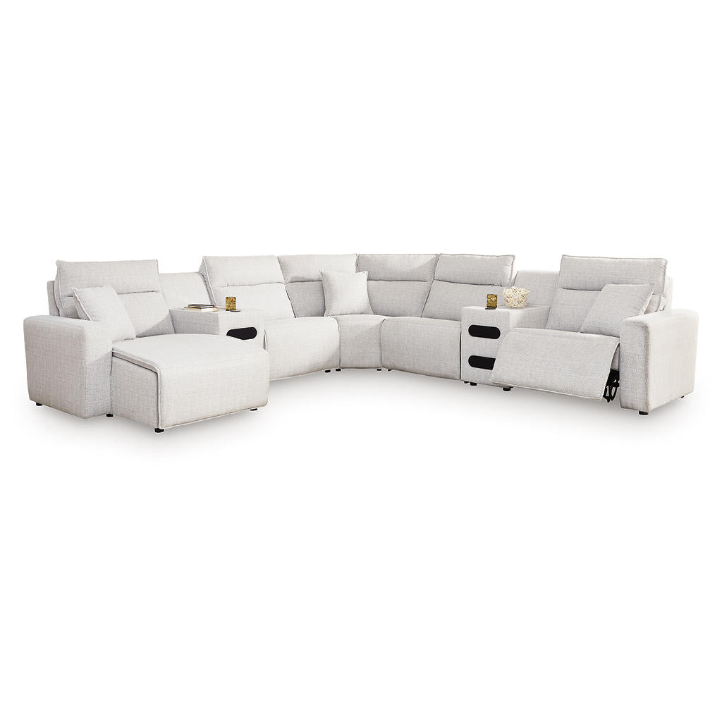 Modmax II 7-Piece Power Reclining Sectional with Chaise and Audio Consoles Signature Design by Ashley® Living Room