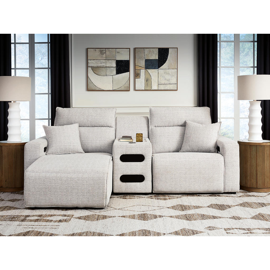 Modmax II 3-Piece Power Reclining Sectional with Chaise and Audio Console Signature Design by Ashley® Living Room