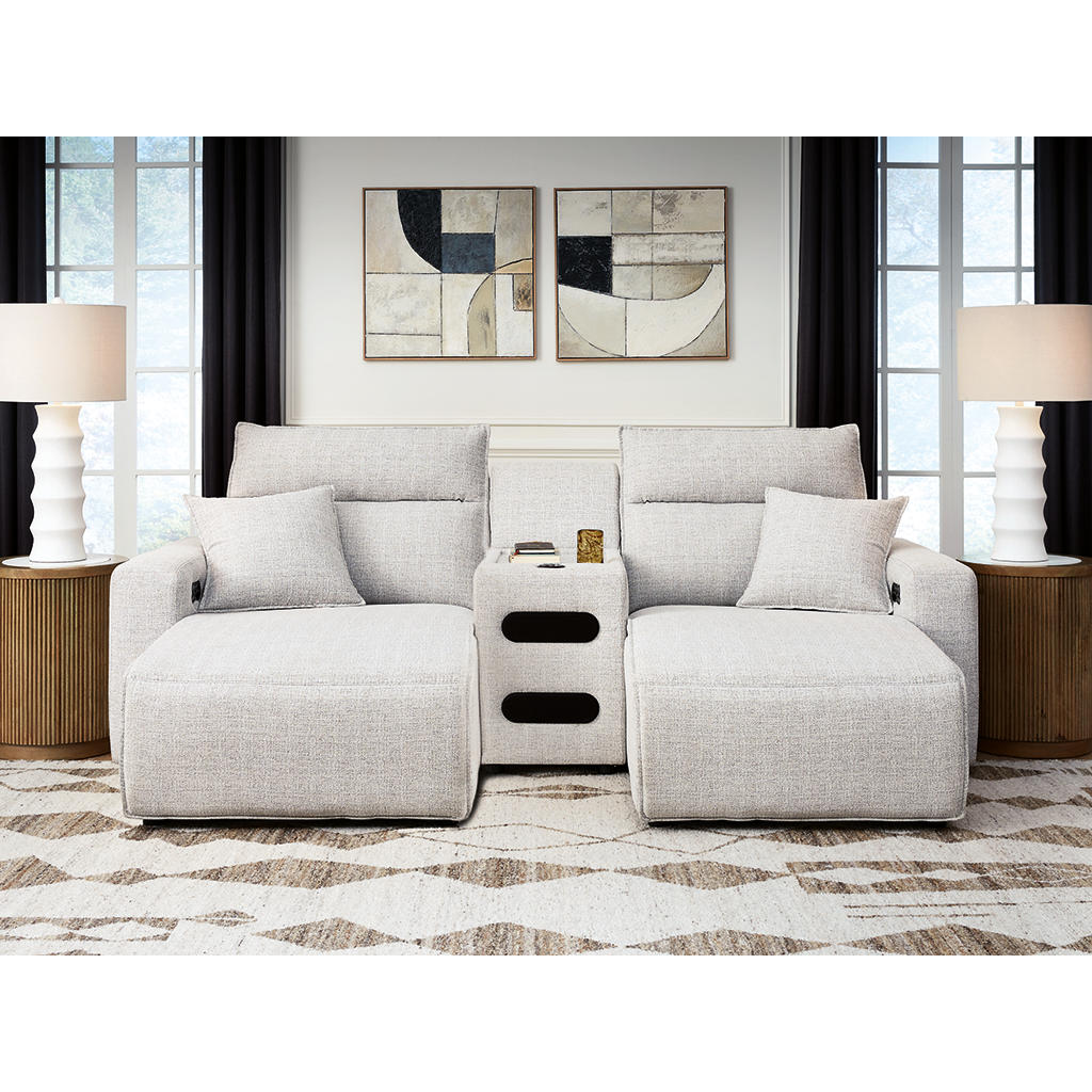 Modmax II 3-Piece Power Reclining Sectional with Chaise and Audio Console Signature Design by Ashley® Living Room