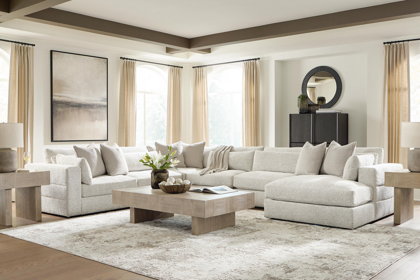 Ashbourne Estate 6-Piece Sectional with Chaise