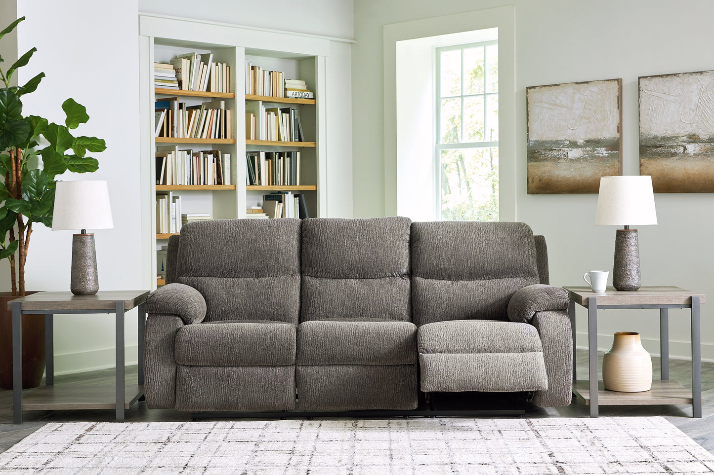 Scranto Reclining Sofa, Loveseat and Recliner